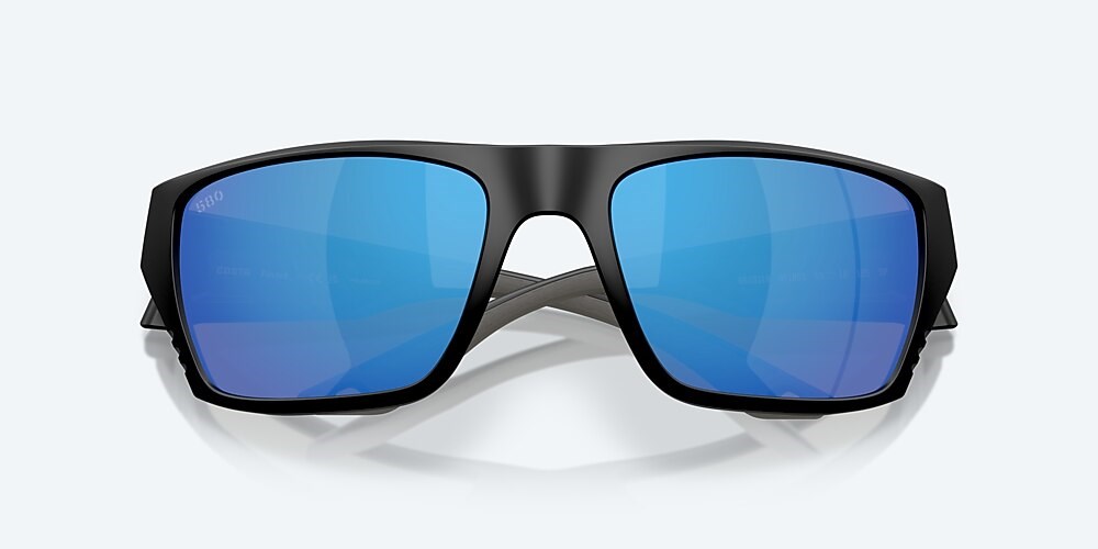 Costa Del Mar Finlet - Matte Black - Blue Mirror Polarized Glass (580G)