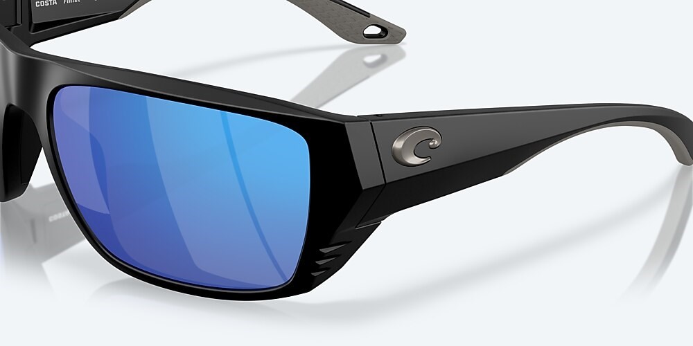 Costa Del Mar Finlet - Matte Black - Blue Mirror Polarized Glass (580G)