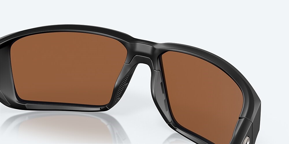 Costa Del Mar Fantail PRO - Matte Black - Copper Silver Mirror Polarized Glass (580G)