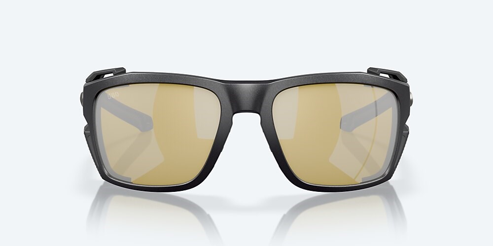 Costa Del Mar King Tide 8 - Black Pearl - Sunrise Silver Mirror Polarized Glass (580G)