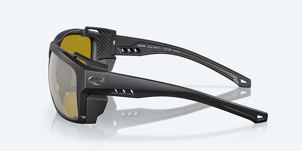 Costa Del Mar King Tide 8 - Black Pearl - Sunrise Silver Mirror Polarized Glass (580G)