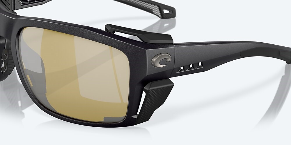 Costa Del Mar King Tide 8 - Black Pearl - Sunrise Silver Mirror Polarized Glass (580G)