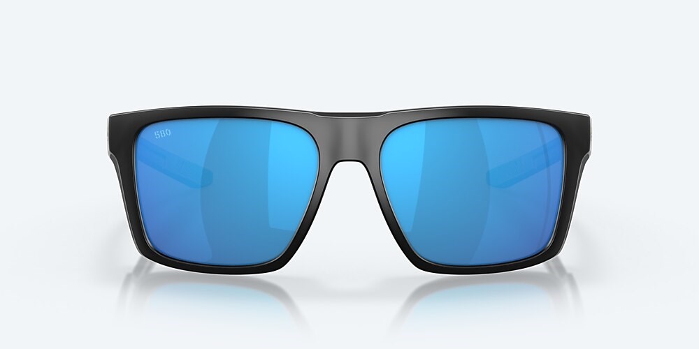 Costa Del Mar Lido - Matte Black - Blue Mirror Polarized Glass (580G)