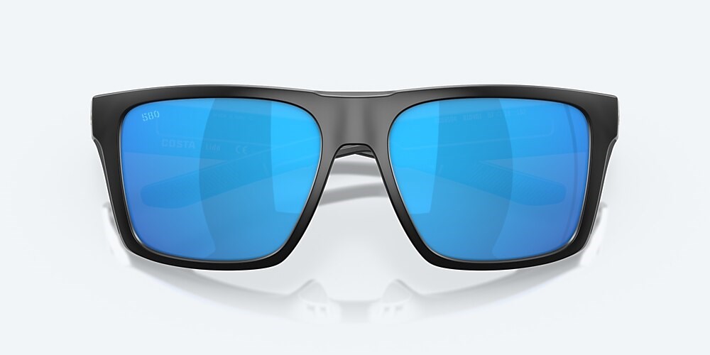 Costa Del Mar Lido - Matte Black - Blue Mirror Polarized Glass (580G)