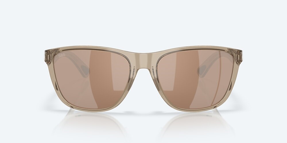 Costa Del Mar Corrientes - Taupe - Copper Silver Mirror Polarized Glass (580G)