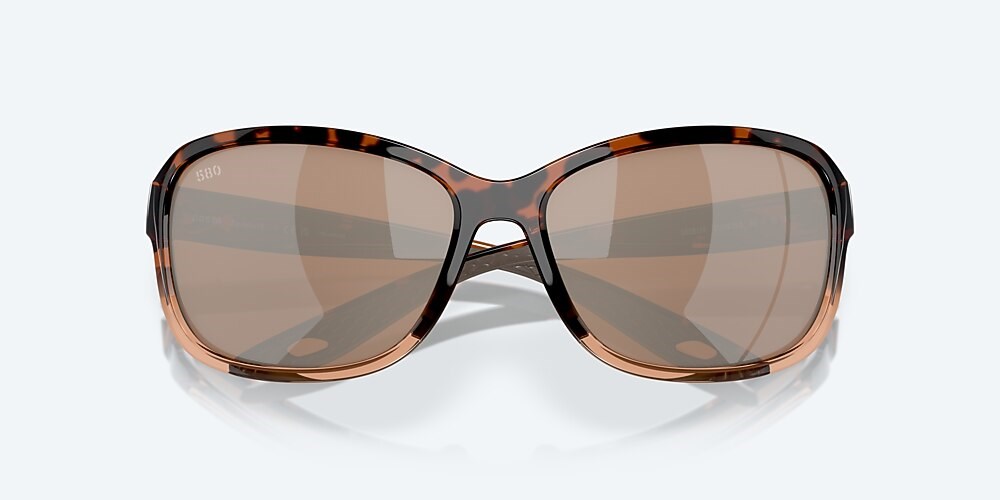 Costa Del Mar Seadrift - Shiny Tortoise Fade - Copper Silver Mirror Polarized Glass (580G)