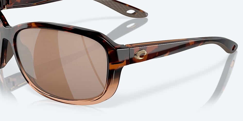 Costa Del Mar Seadrift - Shiny Tortoise Fade - Copper Silver Mirror Polarized Glass (580G)