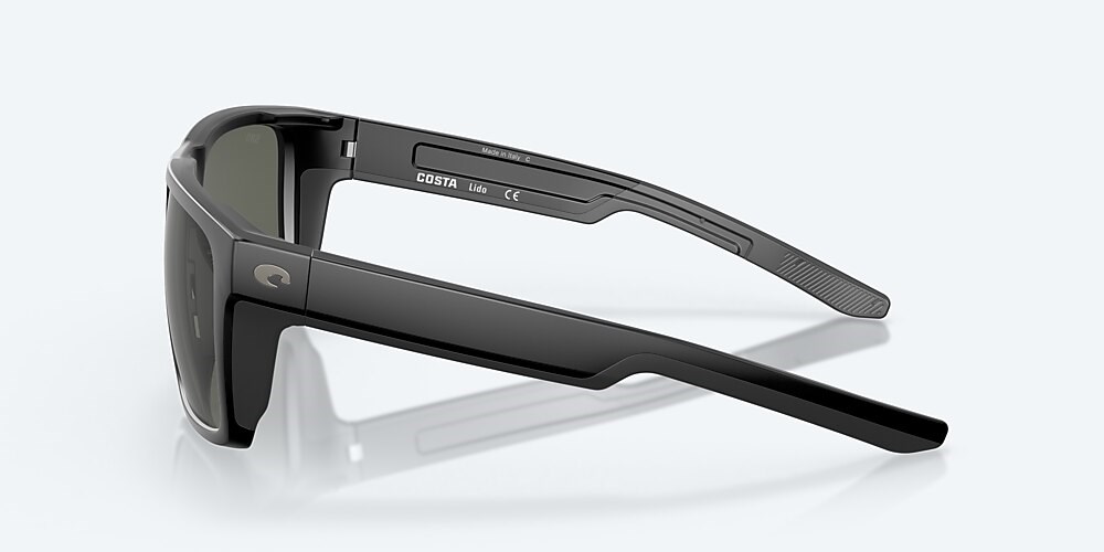 Costa Del Mar Lido - Matte Black - Gray Polarized Glass (580G)