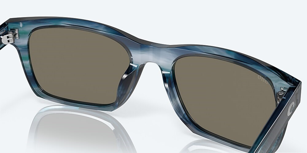 Costa Del Mar Tybee - Ocean Currents - Blue Mirror Polarized Glass (580G)