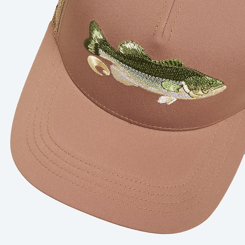 Costa Del Mar Bass Stitched Trucker - Working Brown