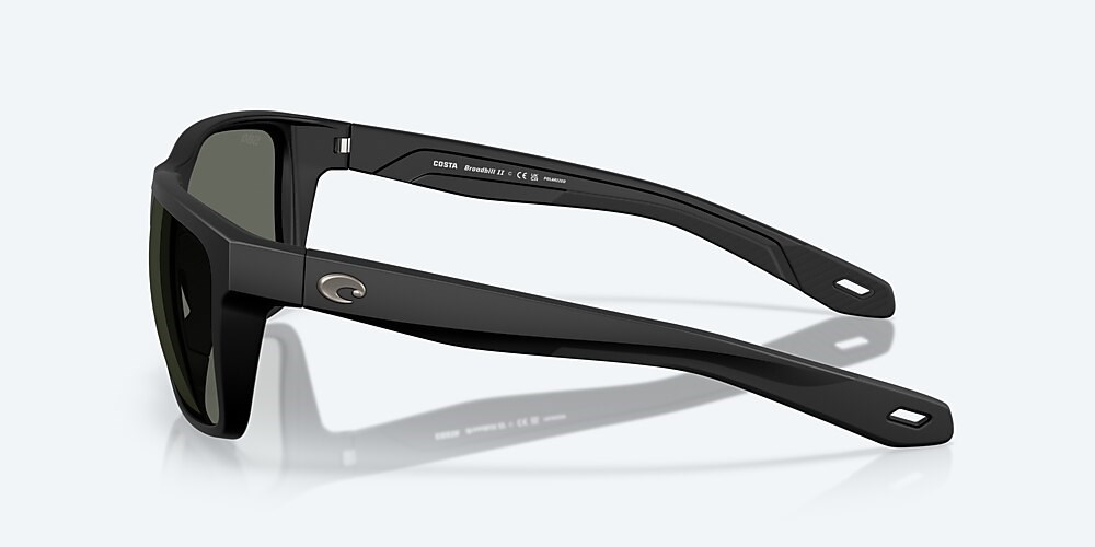 Costa Del Mar Broadbill II - Matte Black - Gray Polarized Glass (580G)