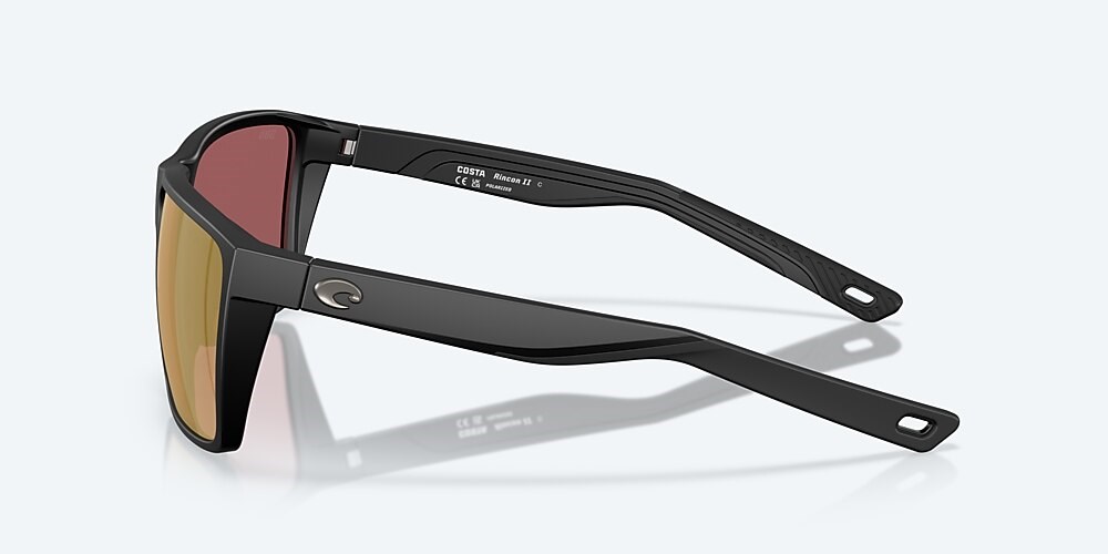 Costa Del Mar Rincon II - Matte Black - Gold Mirror Polarized Glass (580G)