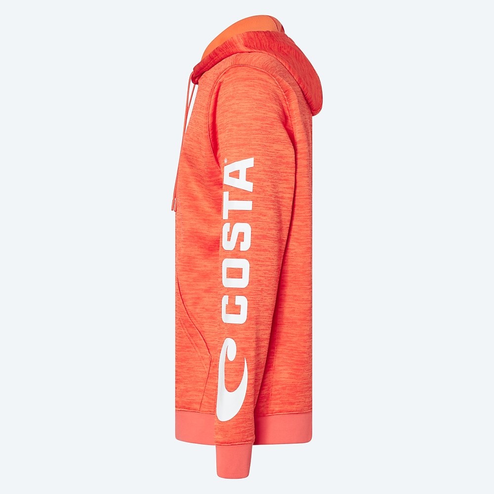 Costa Del Mar Tech Fleece Hoody - Heather Sunset