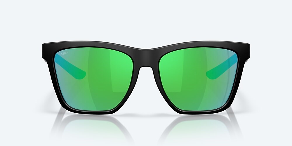 Costa Del Mar Panga II - Matte Black - Green Mirror Polarized Polycarbonate (580P)