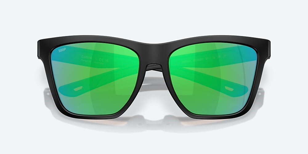 Costa Del Mar Panga II - Matte Black - Green Mirror Polarized Polycarbonate (580P)