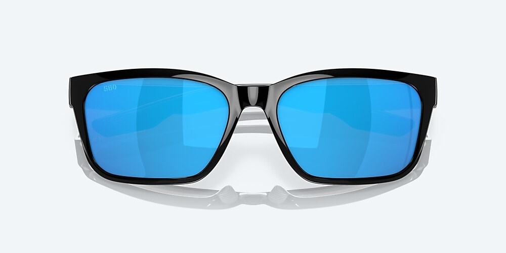 Costa Del Mar Palmas - Black - Blue Mirror Polarized Glass (580G)