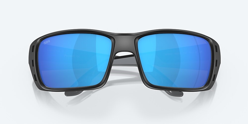 Costa Del Mar Permit - Matte Black - Blue Mirror Polarized Glass (580G)