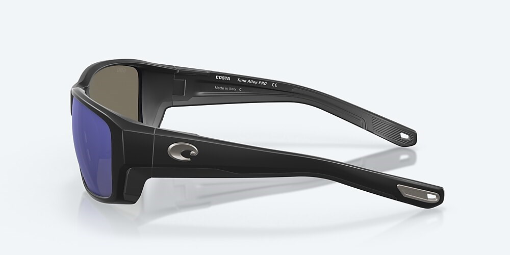 Costa Del Mar Tuna Alley PRO - Matte Black - Blue Mirror Polarized Glass (580G)