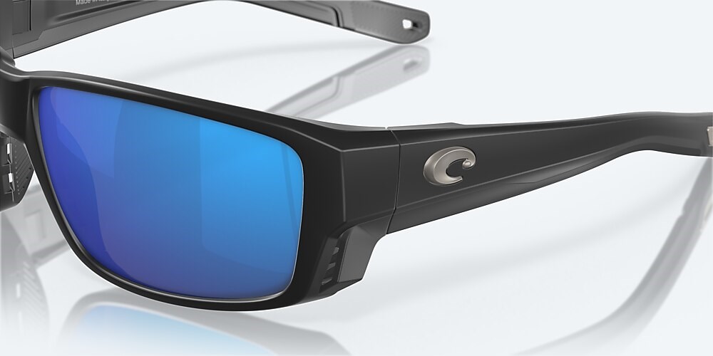 Costa Del Mar Tuna Alley PRO - Matte Black - Blue Mirror Polarized Glass (580G)