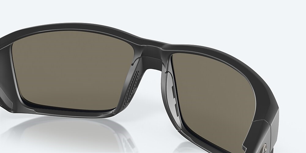 Costa Del Mar Tuna Alley PRO - Matte Black - Blue Mirror Polarized Glass (580G)