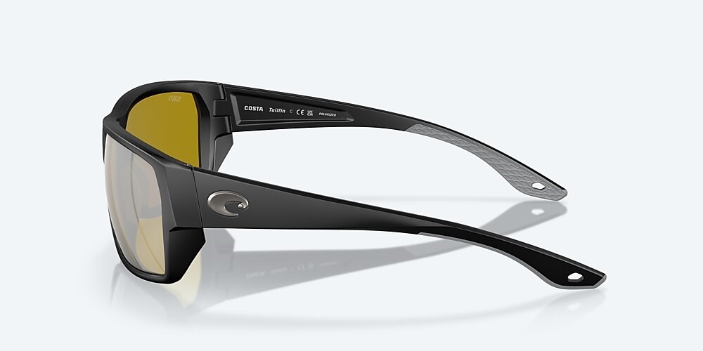 Costa Del Mar Tailfin - Matte Black - Sunrise Silver Mirror Polarized Glass (580G)