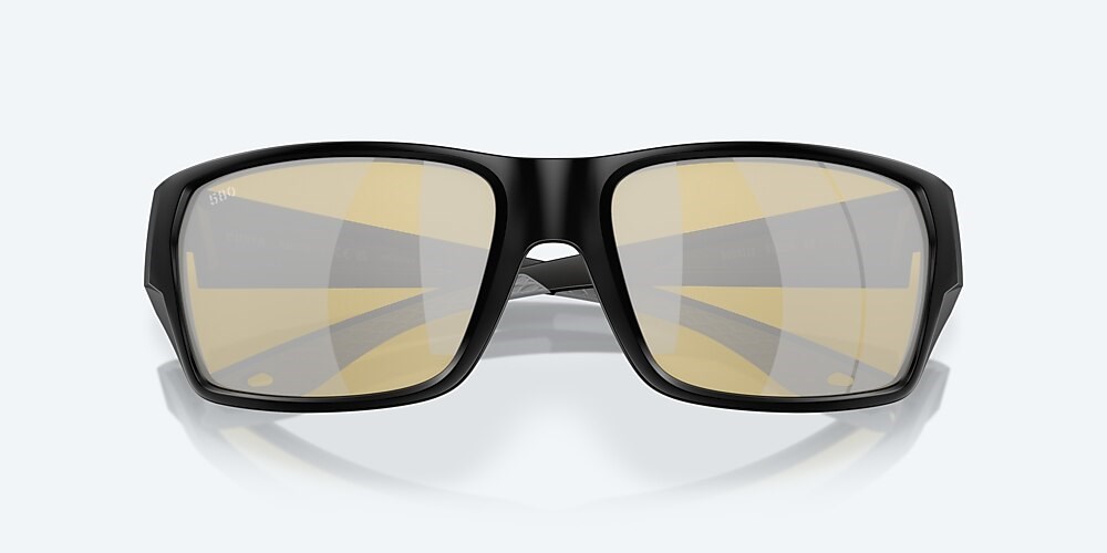 Costa Del Mar Tailfin - Matte Black - Sunrise Silver Mirror Polarized Glass (580G)