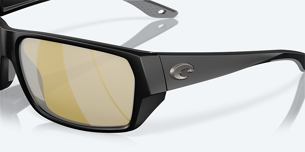 Costa Del Mar Tailfin - Matte Black - Sunrise Silver Mirror Polarized Glass (580G)