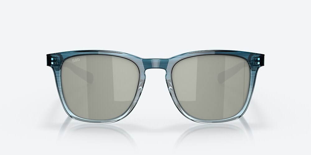 Costa Del Mar Sullivan - Shiny Deep Teal Fade - Gray Silver Mirror Polarized Glass (580G)