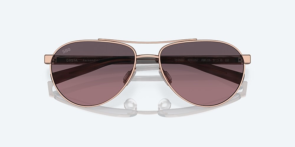 Costa Del Mar Fernandina - Rose Gold - Rose Gradient Polarized Glass (580G)