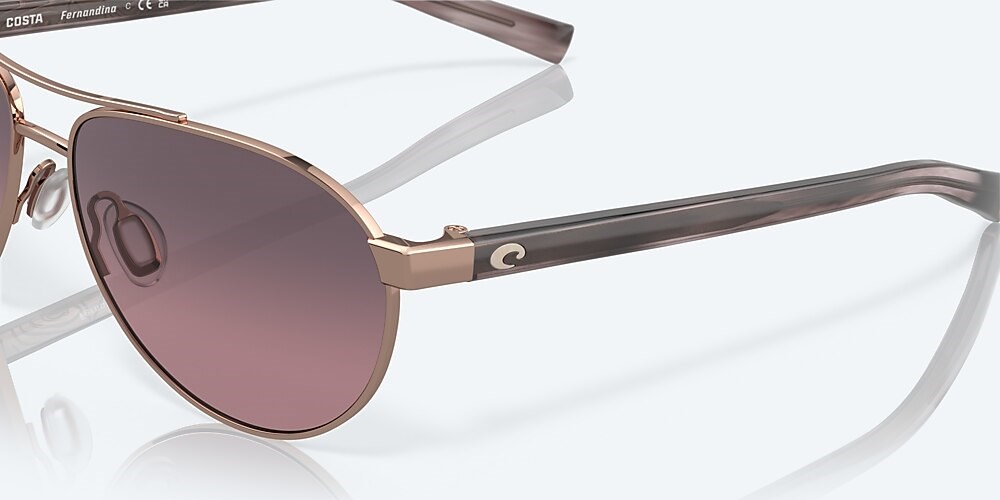 Costa Del Mar Fernandina - Rose Gold - Rose Gradient Polarized Glass (580G)
