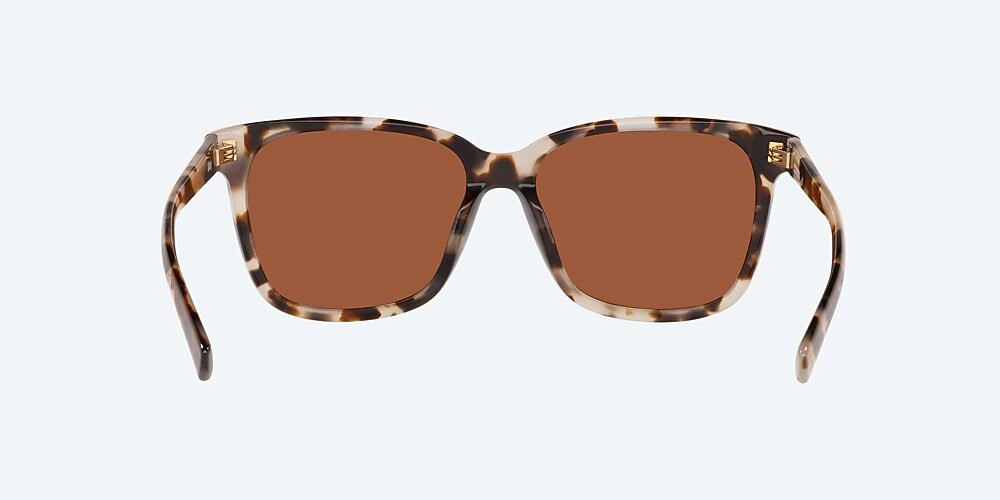 Costa Del Mar May - Shiny Tiger Cowrie - Green Mirror Polarized Glass (580G)