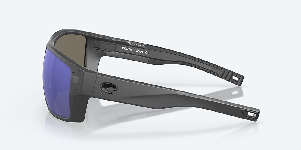 Costa Del Mar Diego - Matte Gray - Blue Mirror Polarized Glass (580G)