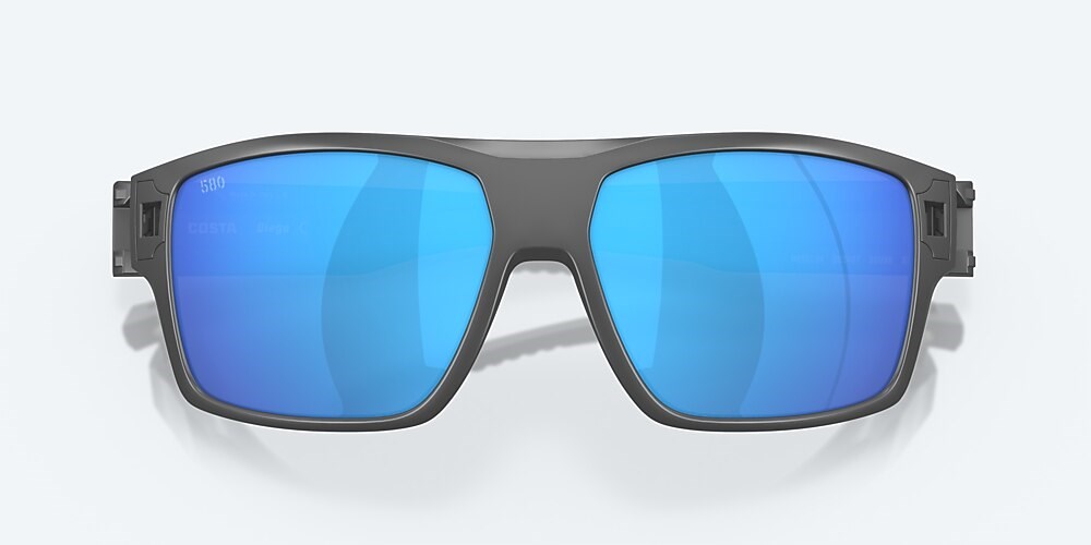 Costa Del Mar Diego - Matte Gray - Blue Mirror Polarized Glass (580G)