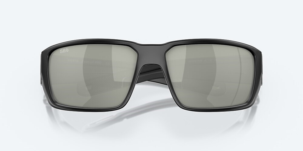 Costa Del Mar Fantail PRO - Matte Black - Gray Silver Mirror Polarized Glass (580G)