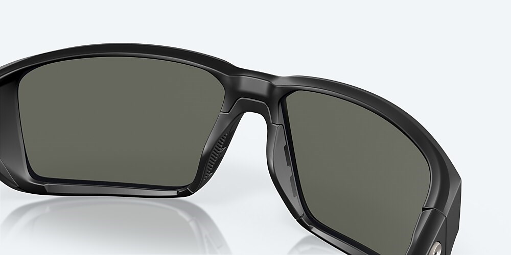 Costa Del Mar Fantail PRO - Matte Black - Gray Silver Mirror Polarized Glass (580G)