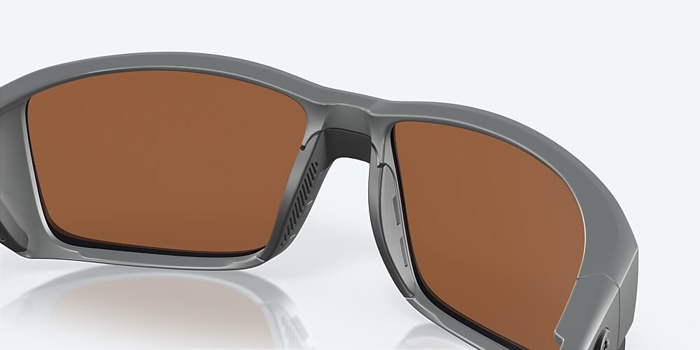 Costa Del Mar Tuna Alley PRO - Matte Gray - Copper Silver Mirror Polarized Glass (580G)