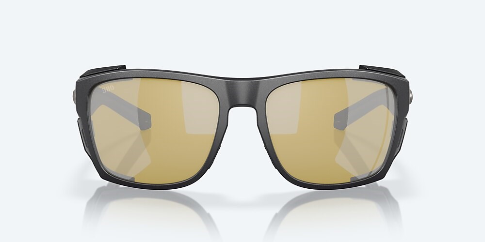 Costa Del Mar King Tide 6 - Black Pearl - Sunrise Silver Mirror Polarized Glass (580G)