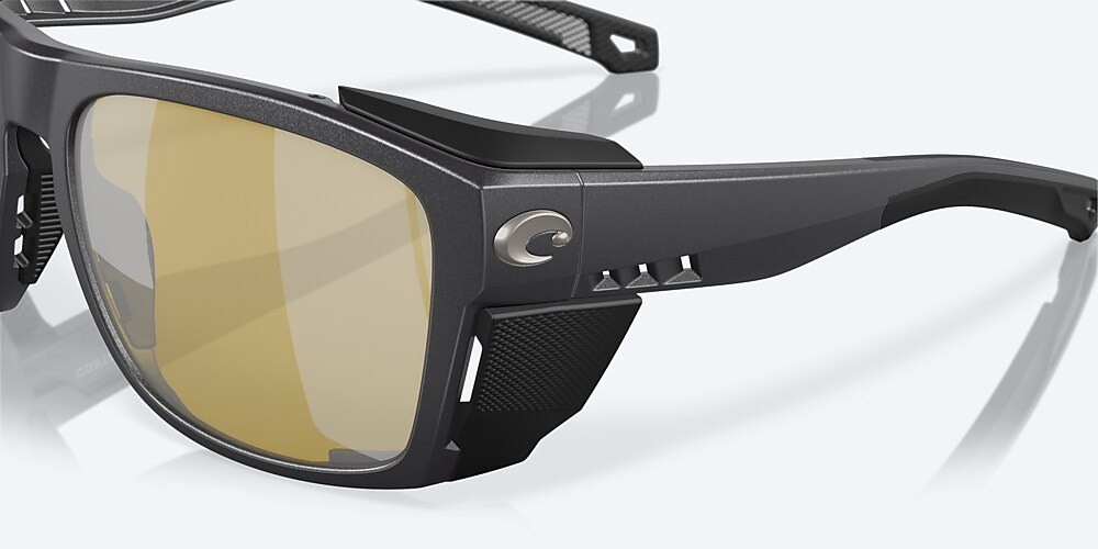 Costa Del Mar King Tide 6 - Black Pearl - Sunrise Silver Mirror Polarized Glass (580G)