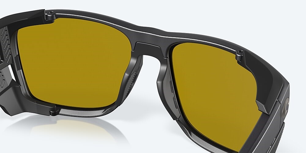 Costa Del Mar King Tide 6 - Black Pearl - Sunrise Silver Mirror Polarized Glass (580G)