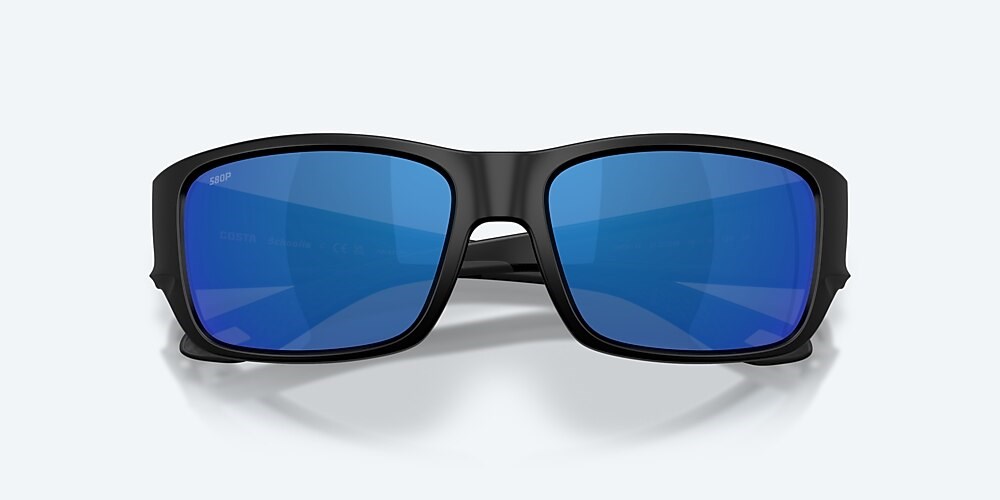 Costa Del Mar Schoolie - Matte Black - Blue Mirror Polarized Polycarbonate (580P)