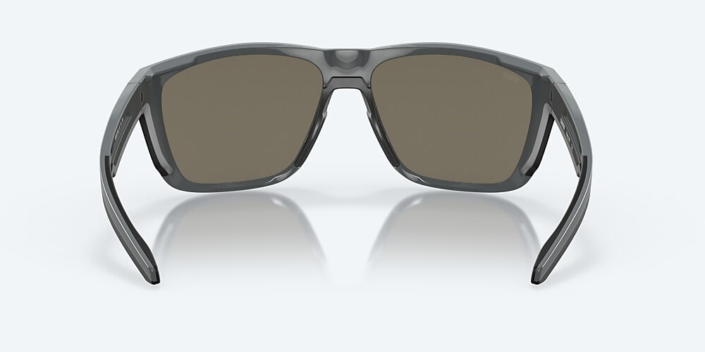 Costa Del Mar Ferg XL - Shiny Gray - Blue Mirror Polarized Glass (580G)