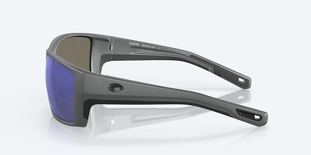 Costa Del Mar Reefton PRO - Matte Gray - Blue Mirror Polarized Glass (580G)