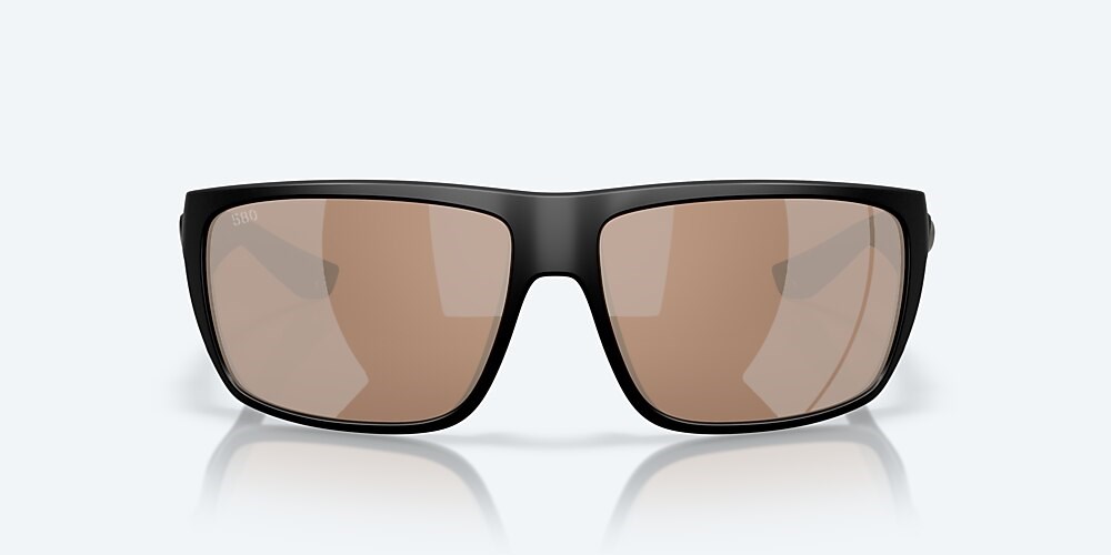 Costa Del Mar Fly Line - Matte Black - Copper Silver Mirror Polarized Glass (580G)