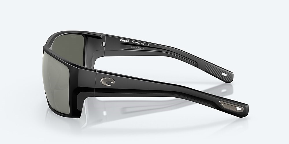 Costa Del Mar Reefton PRO - Matte Black - Gray Silver Mirror Polarized Glass (580G)