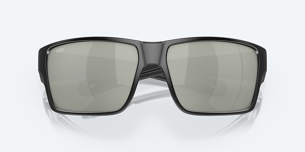 Costa Del Mar Reefton PRO - Matte Black - Gray Silver Mirror Polarized Glass (580G)