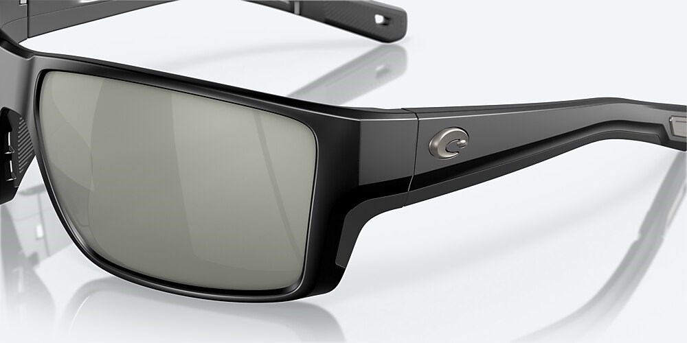 Costa Del Mar Reefton PRO - Matte Black - Gray Silver Mirror Polarized Glass (580G)