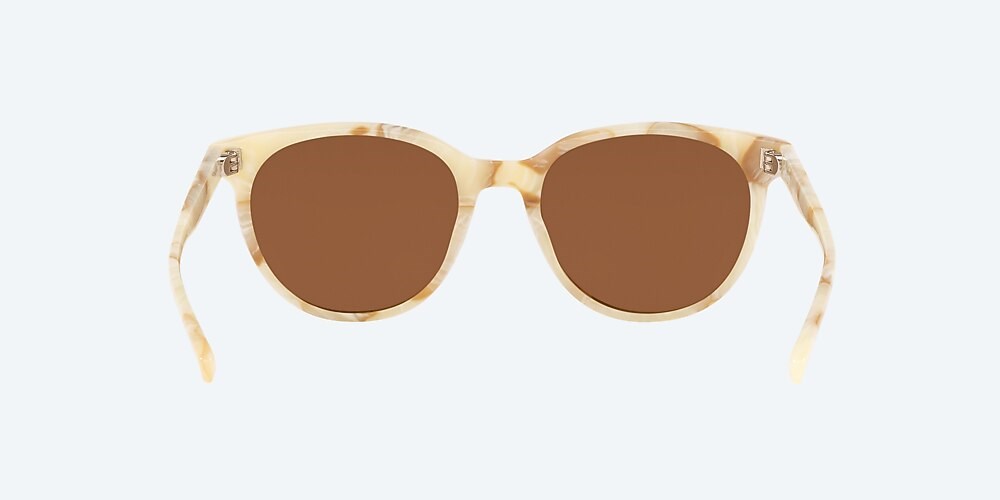 Costa Del Mar Isla - Shiny Seashell - Copper Silver Mirror Polarized Glass (580G)