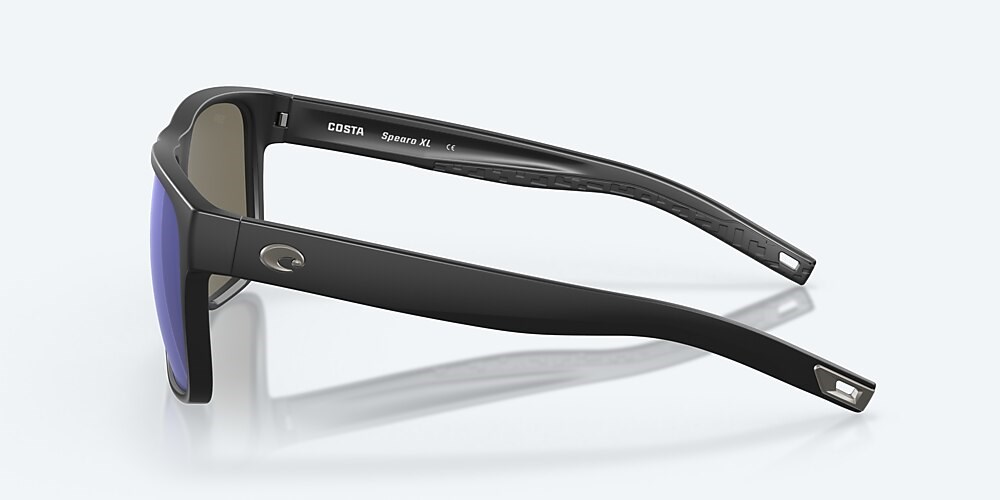 Costa Del Mar Spearo XL - Matte Black - Blue Mirror Polarized Glass (580G)