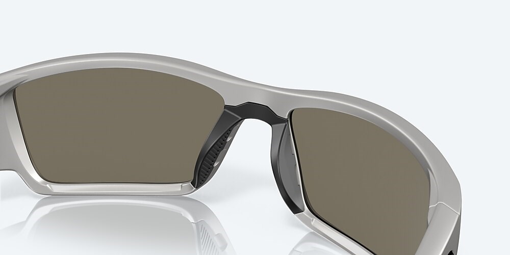 Costa Del Mar Corbina PRO - Metallic Silver - Blue Mirror Polarized Glass (580G)