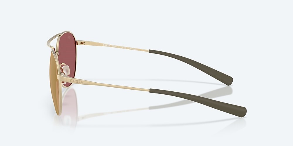 Costa Del Mar Piper - Brushed Gold - Gold Mirror Polarized Glass (580G)